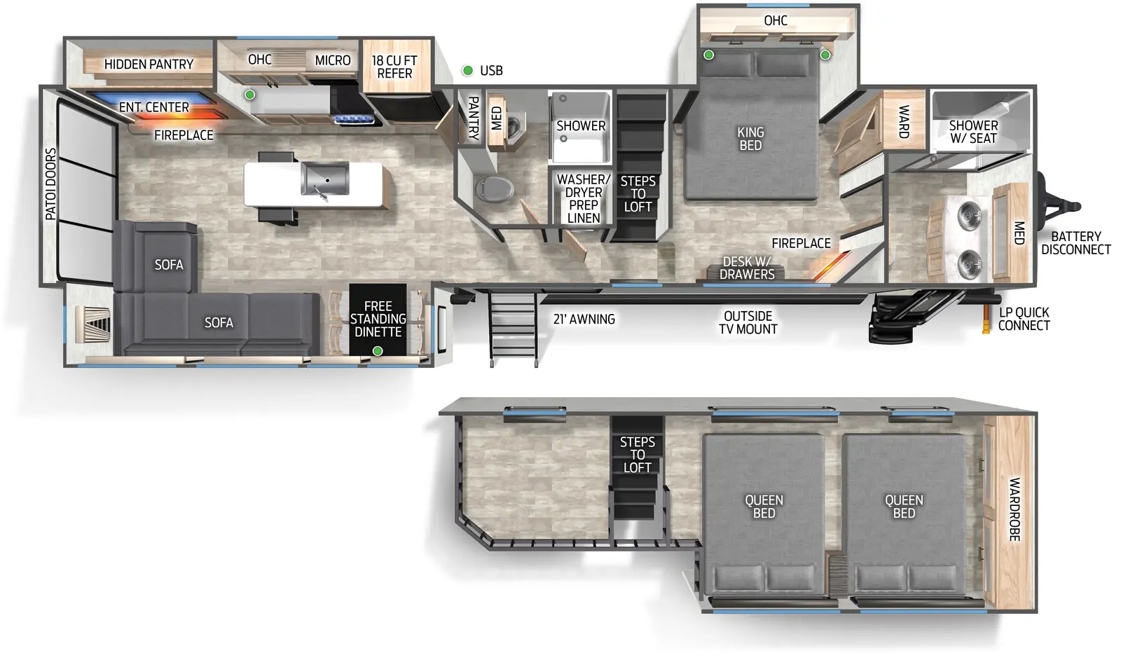 Timberwolf 39JM Floorplan
